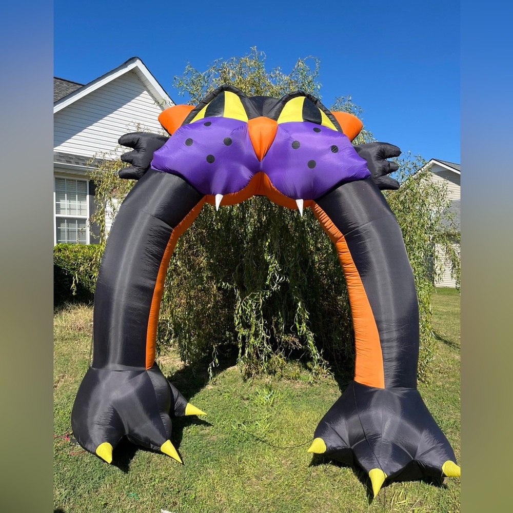 Halloween Inflatable cat arch